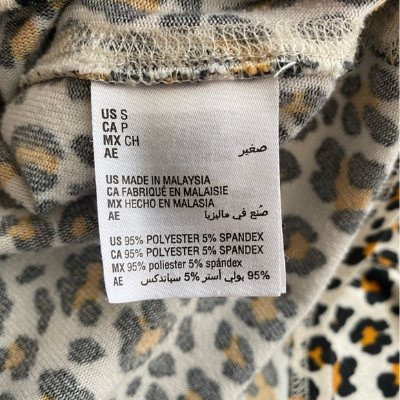 NEW Jenni Cheetah Pajama Dress size Small - Picture 9 of 10